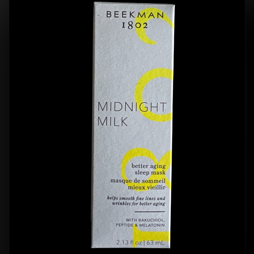 NWT Beekman 1802 Midnight Milk Better Aging Sleep Mask full size 2.13 oz